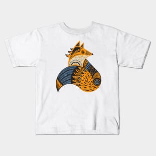 Tribal Fox Kids T-Shirt